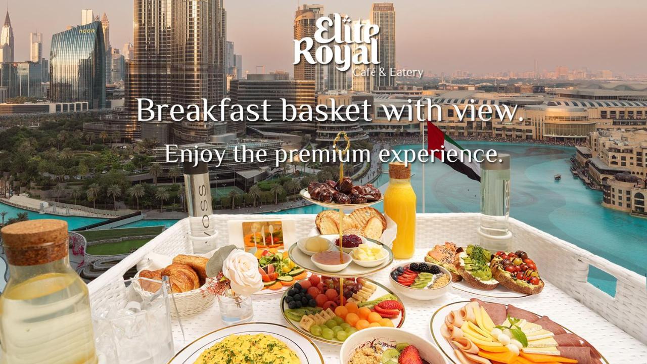 Elite Royal Apartment - Full Burj Khalifa & Fountain View - Palace Dubai Ngoại thất bức ảnh